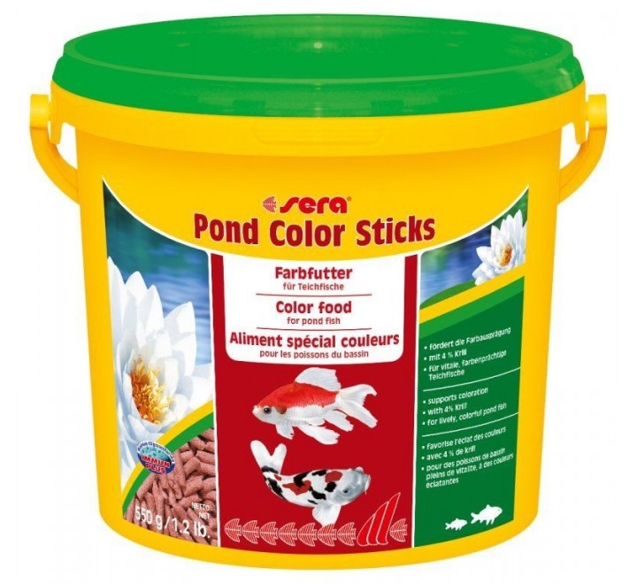 Sera Pond Color Sticks 3800 ml Mangime per Pesci nel Laghetto
