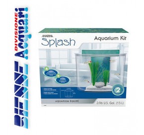 ACQUARIO ASKOLL SPLASH IN PLASTICA COMPLETO DI FILTRO 