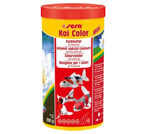 Sera Koi Color Mini da 1000 ml - Mangime per lo sviluppo di Koi fino a 12 cm